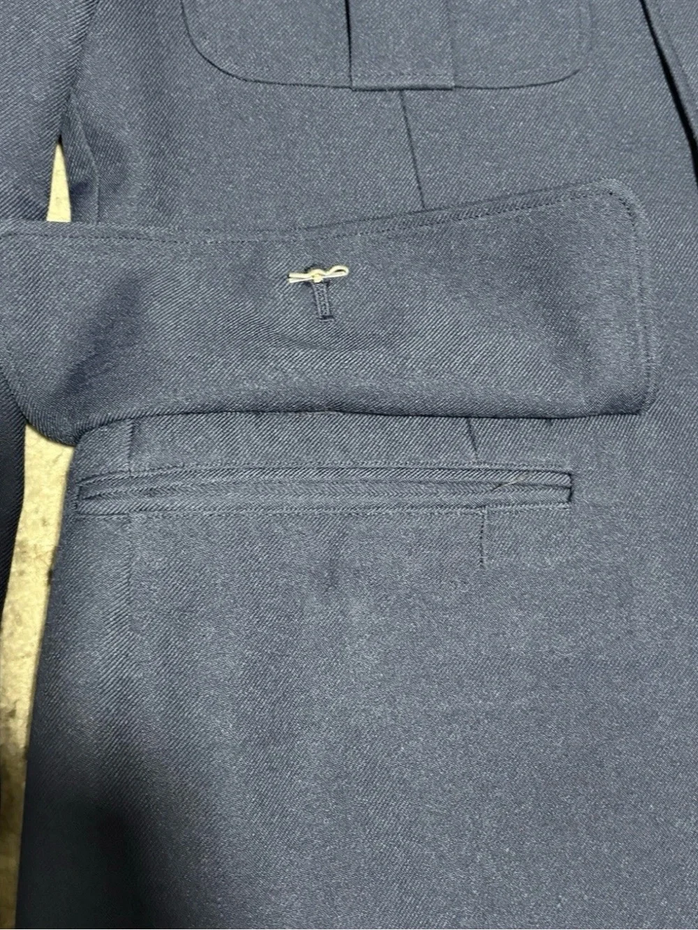 Patriot Vintage 1981 USAF Service Dress Coat - Navy Blue
